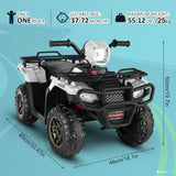 Electric ATV Ride-On Toy Car for Kids with USB/MP3, Suitable for Ages 3-6