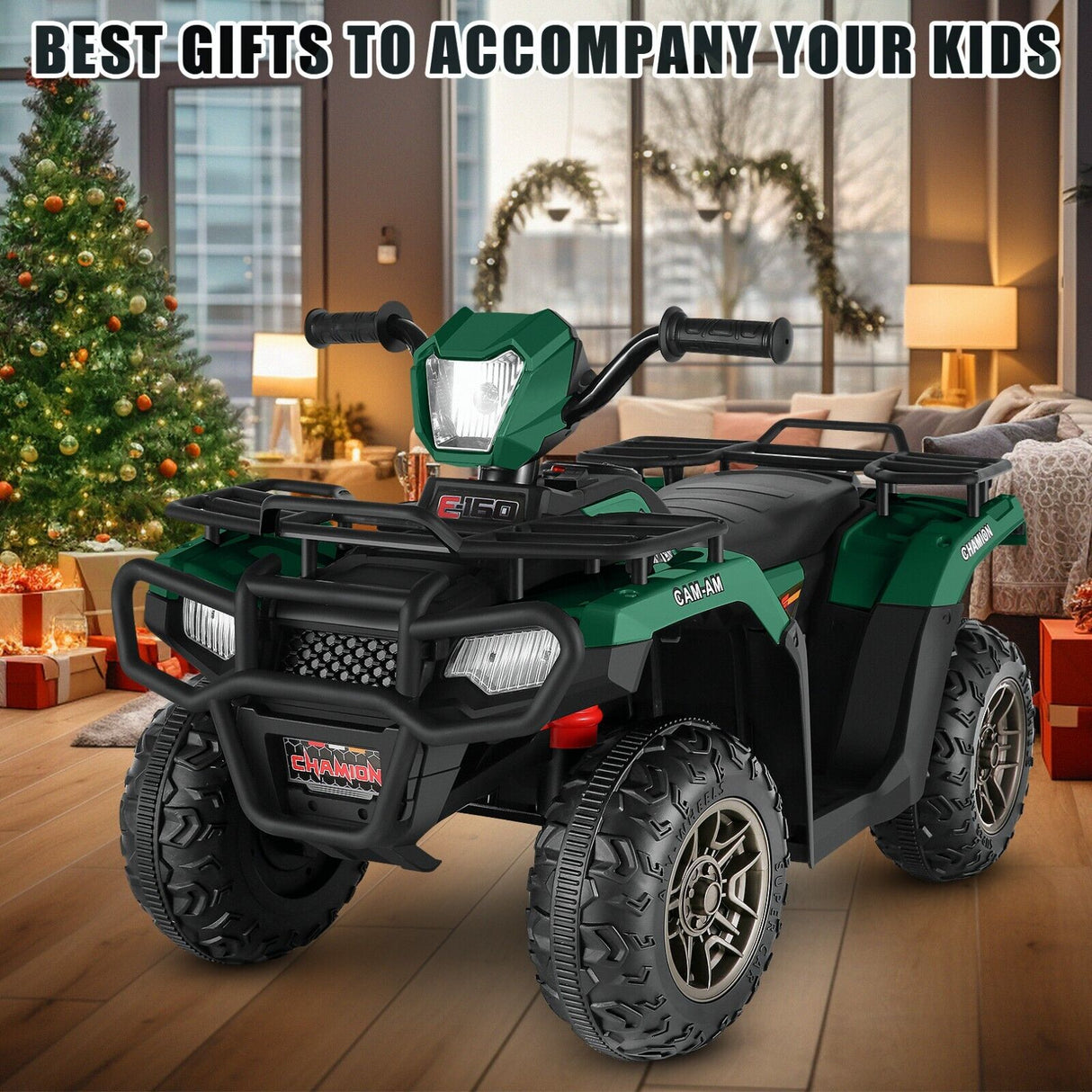 Electric ATV Ride-On Toy Car for Kids with USB/MP3, Suitable for Ages 3-6