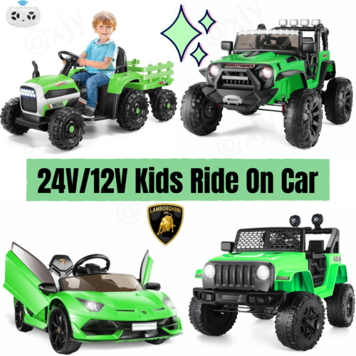 12V Electric Ride-On Car for Kids - Lamborghini & Mercedes Benz G500 Models