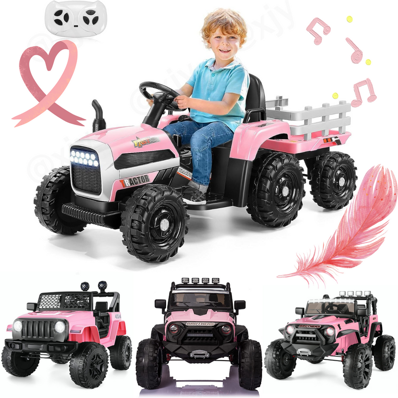 12V Electric Ride-On Car for Kids - Lamborghini & Mercedes Benz G500 Models