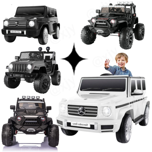 12V Electric Ride-On Car for Kids - Lamborghini and Mercedes Benz G500 Models