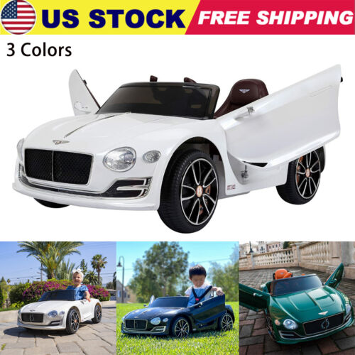 12V Electric Ride-on Car for Kids with Parent Remote Control - Bentley Style Toy Vehicle