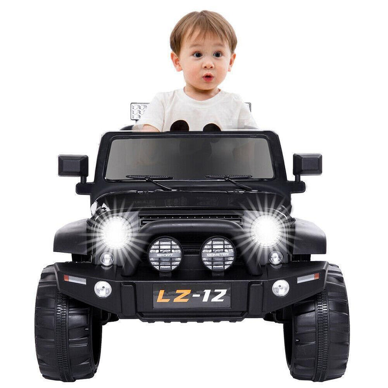 12V Electric Ride On Car for Kids with Remote Control - 3 Speeds, 4 Wheels, and Exciting Features!