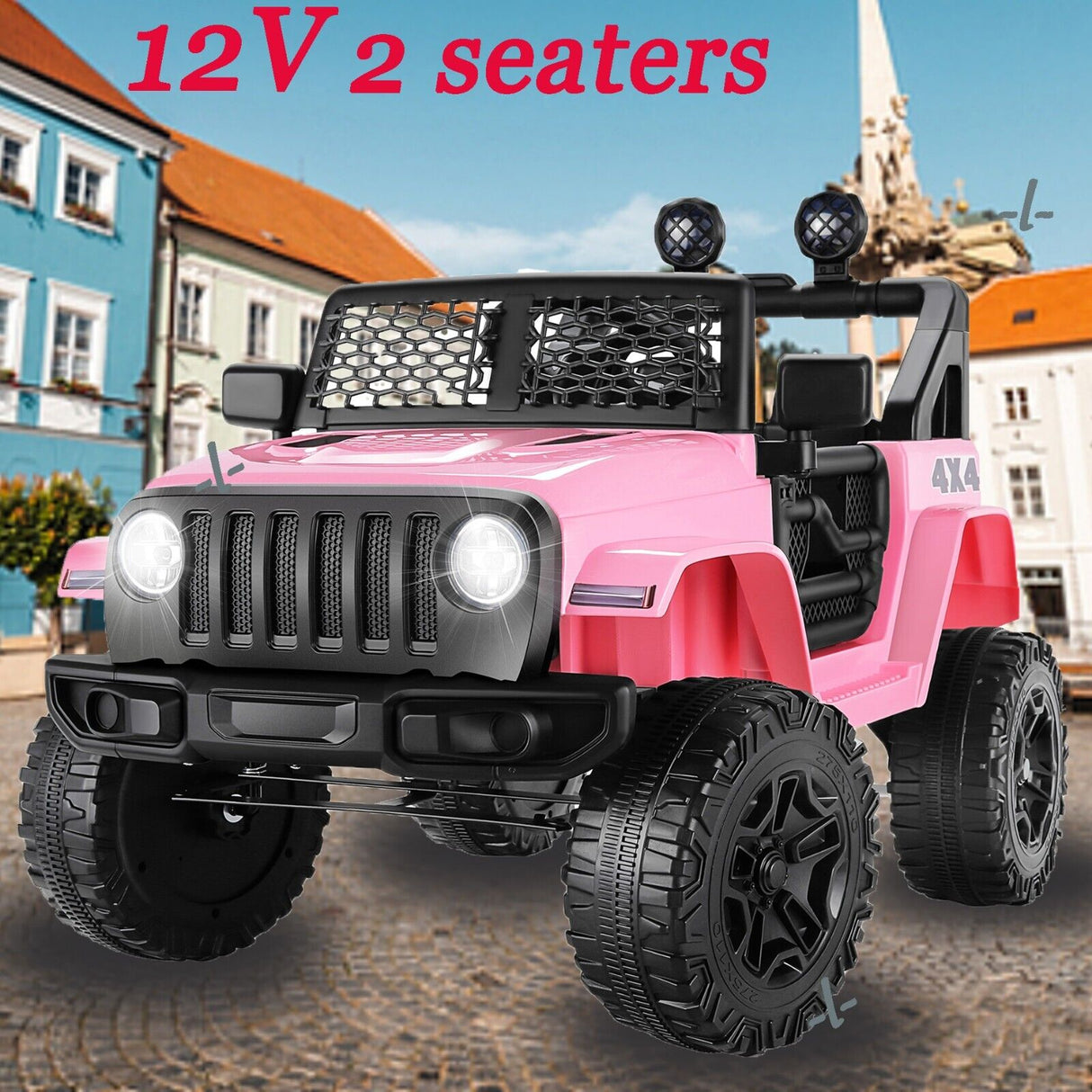 Electric Ride-on Car for Kids with Remote Control and LED Lights - Perfect Gift for Young Drivers