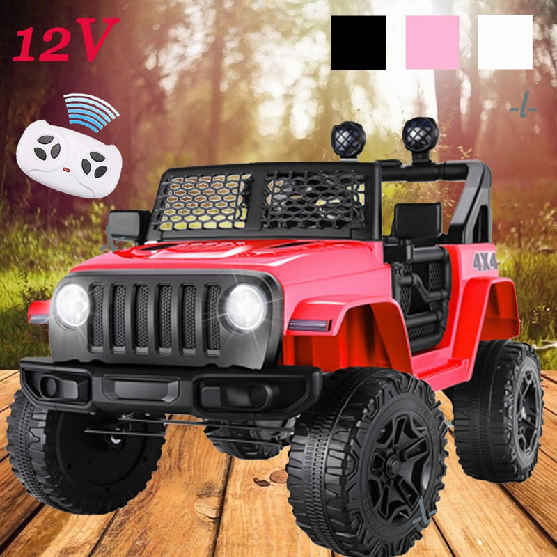 2-Seater 12V Ride-On Truck with Remote Control for Kids - Perfect for Xmas!