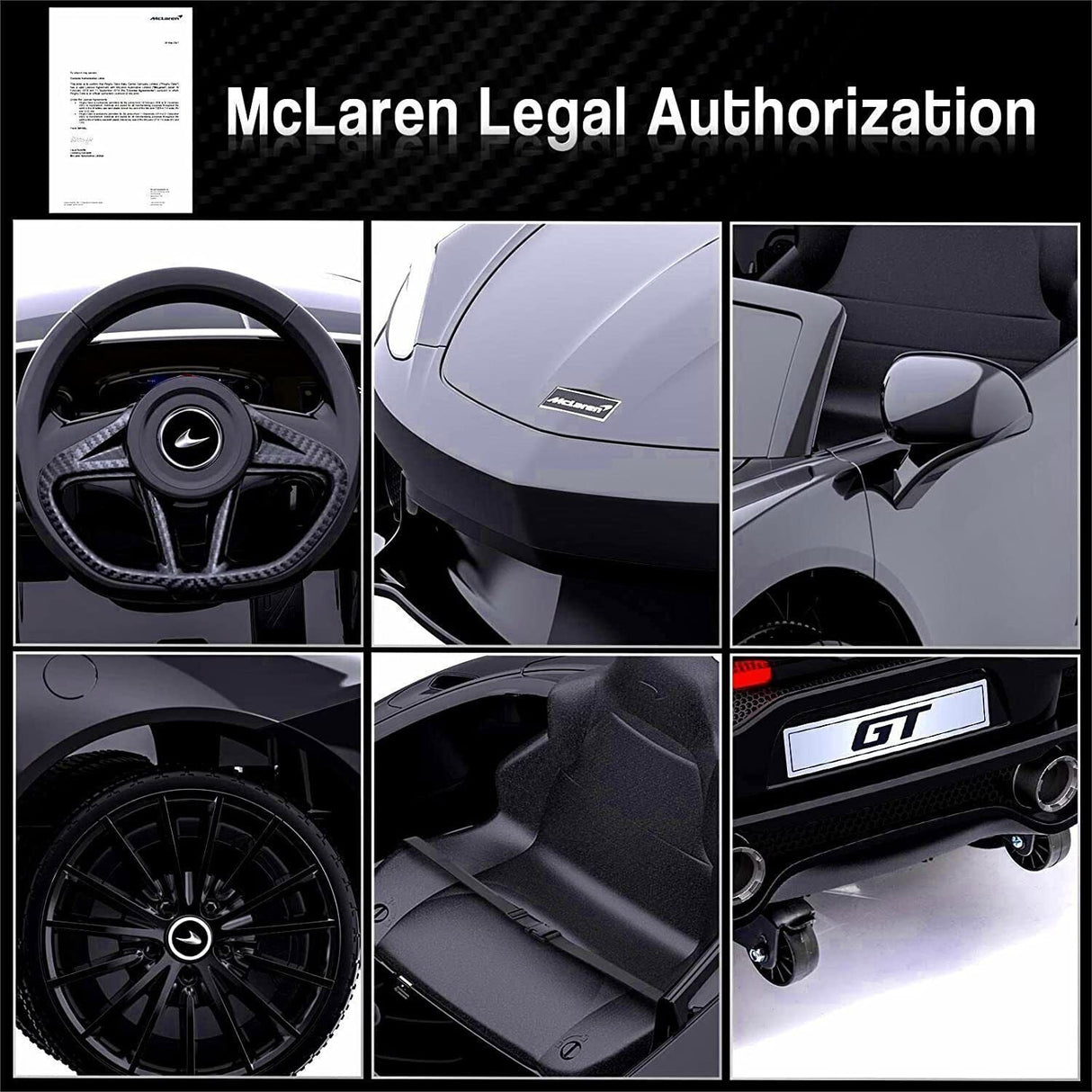 12V Electric Ride-On Car for Kids with Remote Control and LED Lights - Perfect Gift!