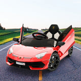 12V Electric Ride-On Car for Kids with Remote Control and LED Lights - Perfect Gift Toy