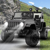 12V Electric Ride-On Car for Kids with Remote Control and Music Player