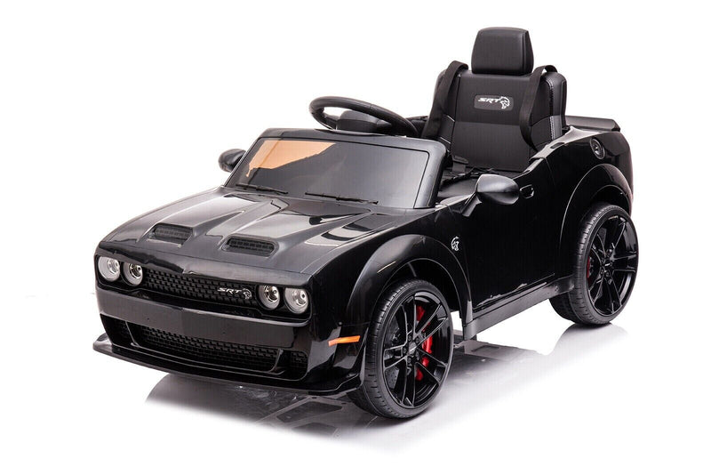 12V Electric Ride-on Car for Kids with Remote Control - Black Four Wheeler Toy Vehicle