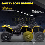 12V Electric Ride-On Car for Kids with Remote Control, LED Lights, and Music