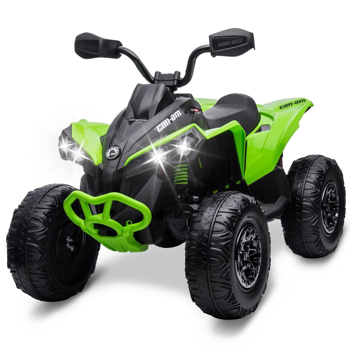 12V Electric Ride-On Car for Kids with Remote Control, LED Lights, and Music
