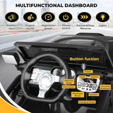 12V Remote Control Truck Toy for Kids - Electric Ride On Car with 4 Wheels