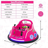 12V Electric Ride On Car for Toddlers with Remote Control and Flashing LED Lights - Perfect Gift for Little Drivers