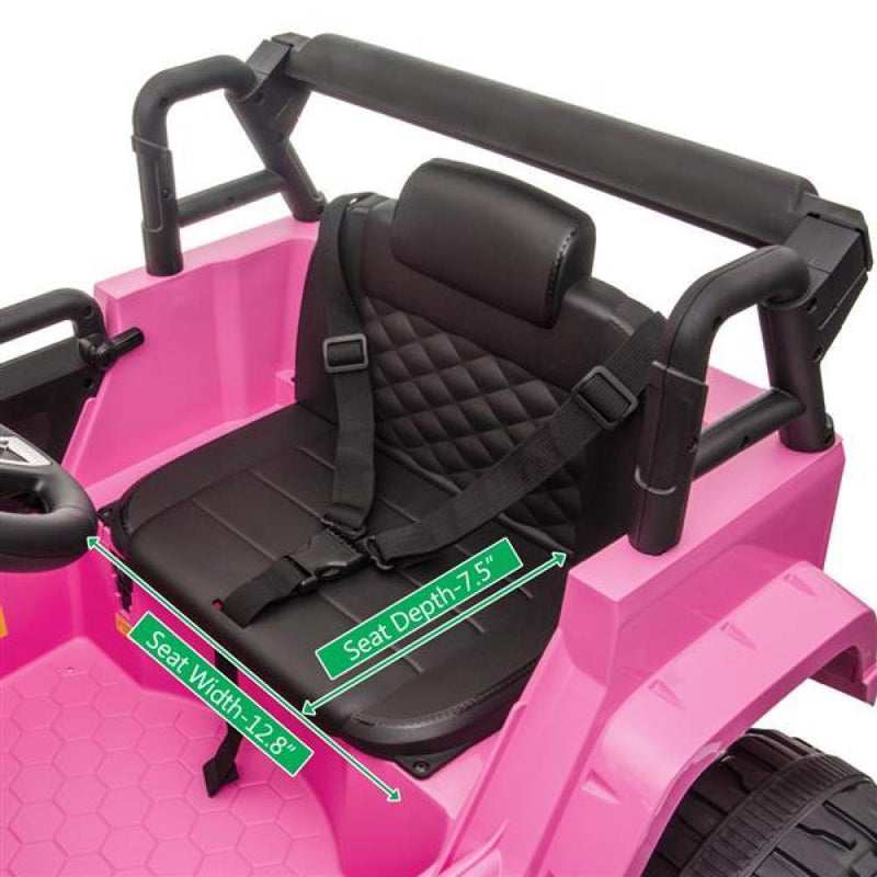 12V Electric Ride On Car Truck for Kids with Dual Drive, MP3 and USB, Remote Control Included