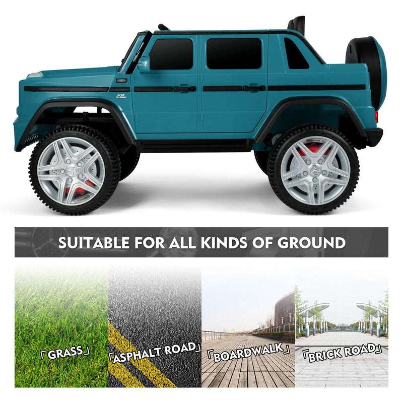 12V Electric Ride On Car Truck for Kids with MP3, USB, LED Lights, and Remote Control