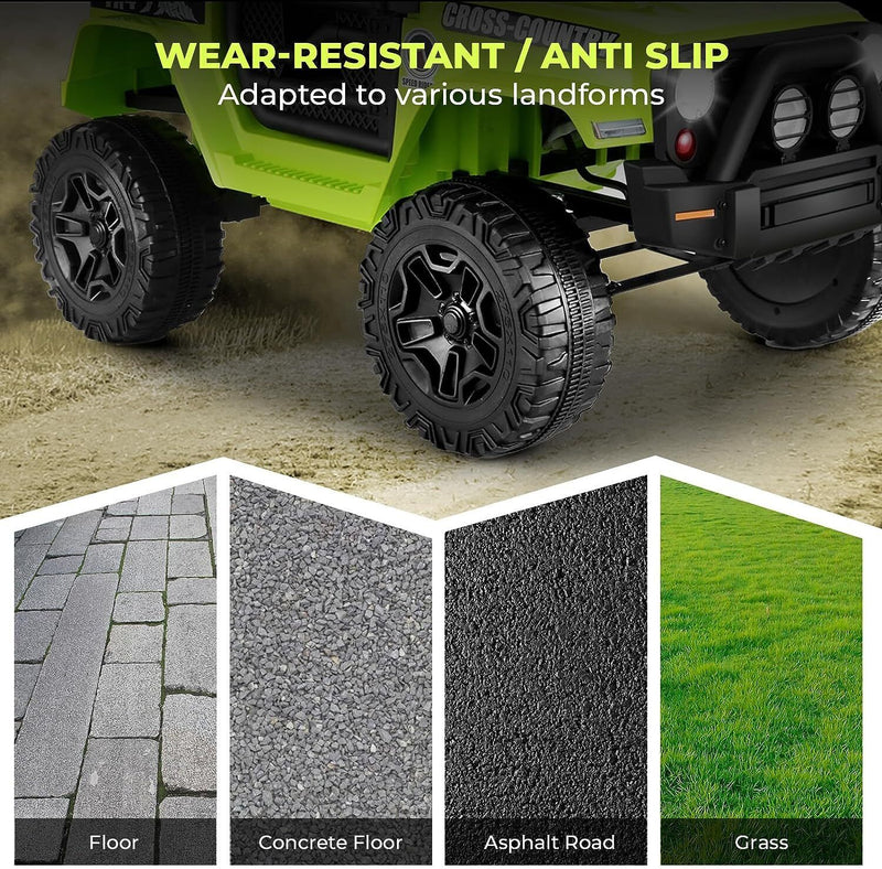 12V Electric Ride On Car Truck with Parent Remote Control, AUX & USB - 3 Speed Options