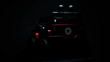 12V Kids Electric Jeep with Remote Control, 3 Speeds, and LED Lights - Perfect Gift for Young Adventurers