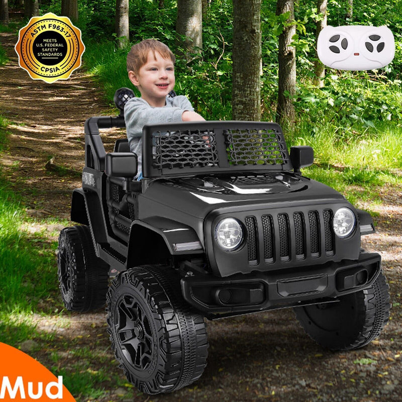 12V Electric Ride-On Car with MP3, Lights, and Remote Control - Perfect for Little Drivers!