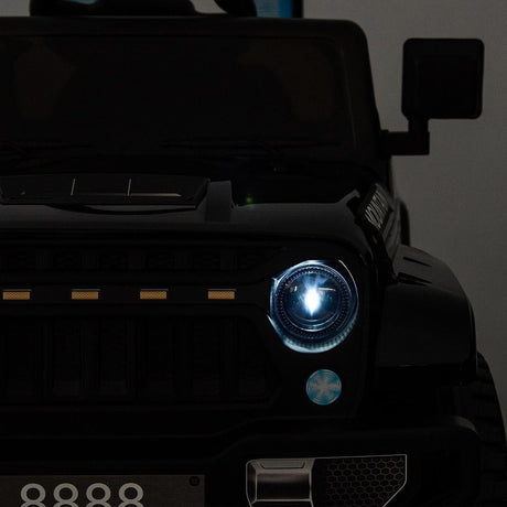 12V Electric Ride On Jeep Truck for Kids with Remote Control and Music - 3 Speed Options