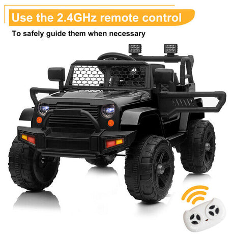 12V Electric Ride On Jeep Toy Car for Kids with Remote Control - Perfect Gift for US Children