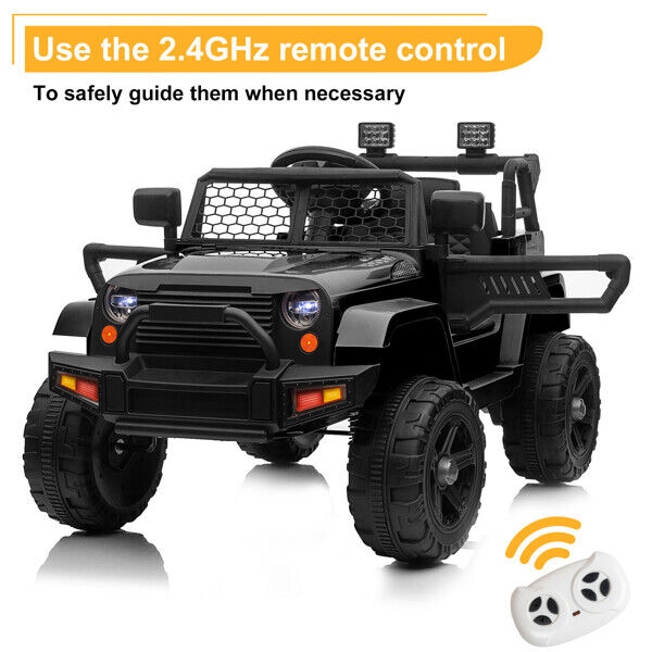 12V Electric Ride On Jeep Toy Car for Kids with Remote Control - Perfect Gift for US Children