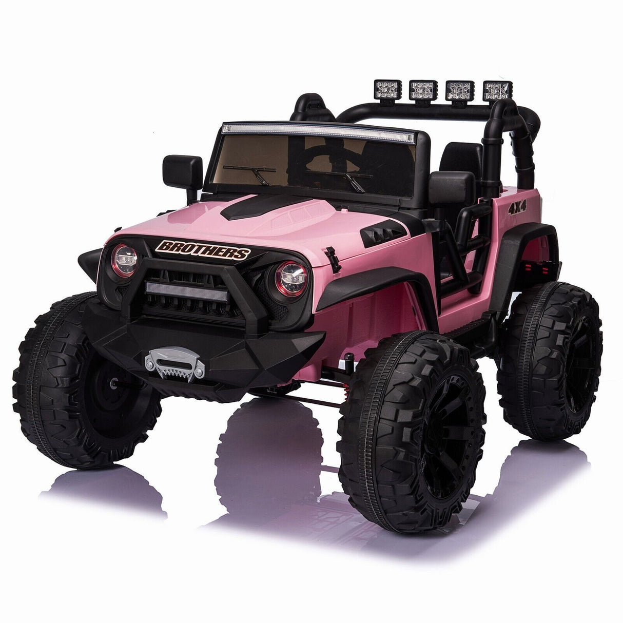 12V Electric Ride On Jeep Toy Car with USB, Bluetooth, and Remote Control for Kids