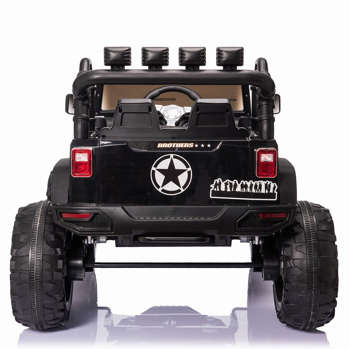 12V Electric Ride On Jeep Toy Car with USB, Bluetooth, and Remote Control for Kids
