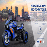 12V Electric Ride On Motorbike for Kids with Rechargeable Battery and 3 Wheels