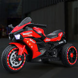 12V Electric Ride-On Motorcycle for Kids - Rechargeable 3 Wheel Motorbike