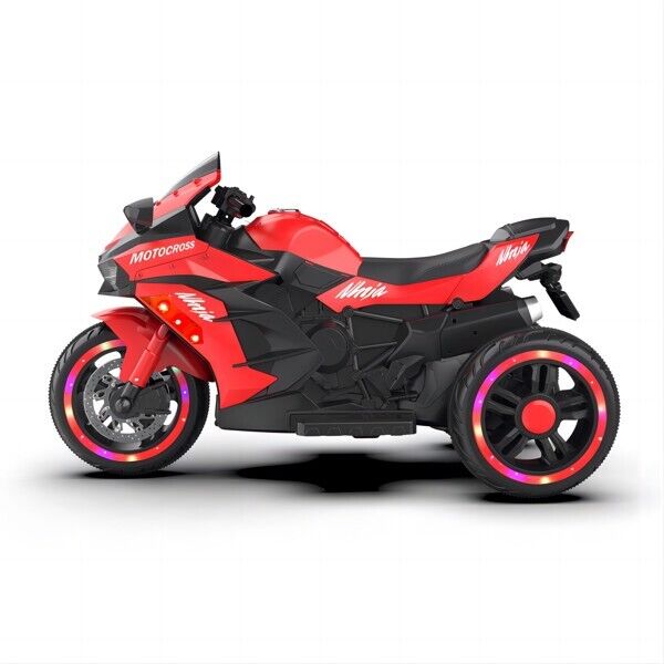 12V Electric Ride-On Motorcycle for Kids - Rechargeable 3 Wheel Motorbike