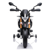 12V Electric Ride On Motorcycle for Kids with LED Music and Training Wheels