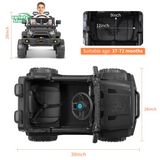 12V Electric Ride-On Toy Car for Kids with Remote Control and Spring Suspension - Customize Your Own Adventure!