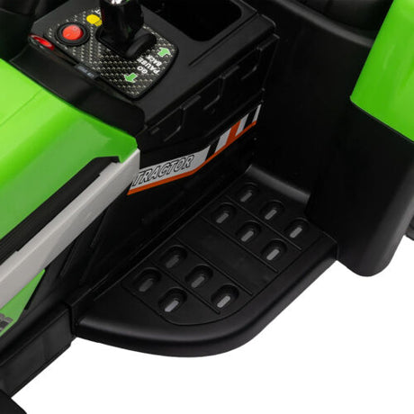 12V Electric Ride On Toy Tractor with Trailer for Kids - Remote Controlled