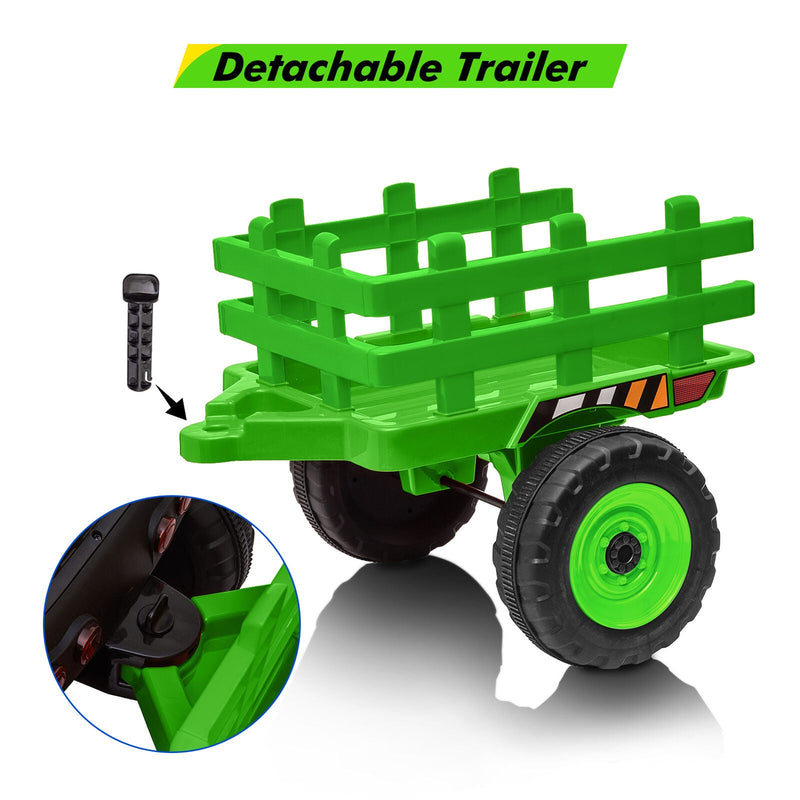 12V Electric Ride-On Tractor Car with Remote Control - Perfect Gift for Kids