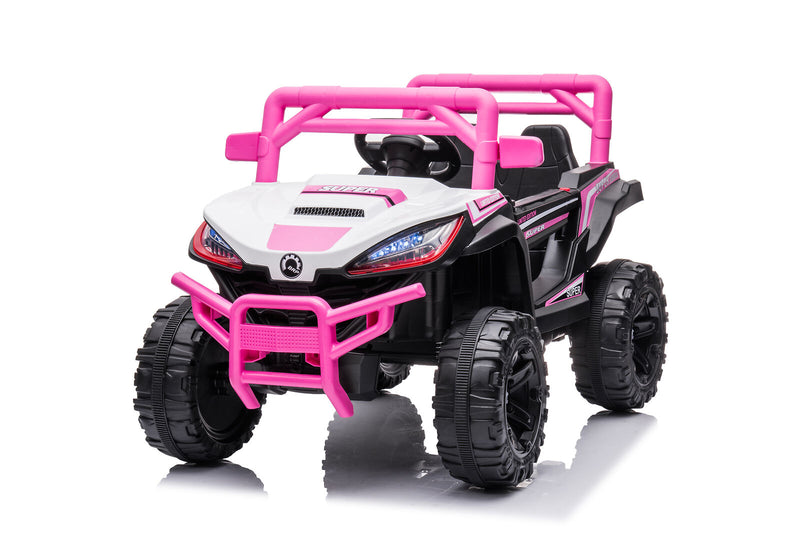 12V Electric Ride-On Truck for Kids with LED Headlights - Suitable for Ages 1-6