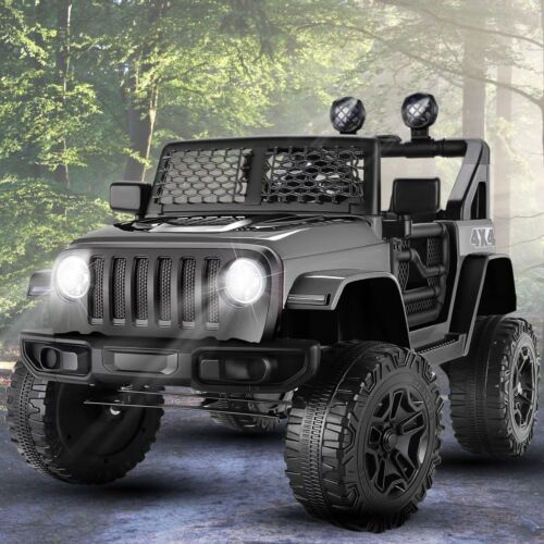 12V Electric Ride-On Truck for Kids with MP3 Player, Remote Control, and Aux Port