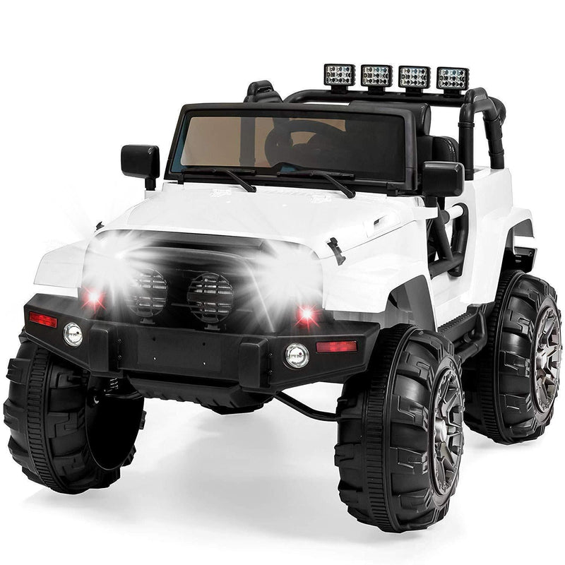 12V Electric Ride-On Truck for Kids with MP3, USB, and LED Lights - Available in 4 Colors!