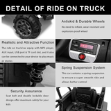 12V Electric Ride-On Truck for Kids with Parental Remote Control
