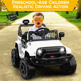 12V Electric Ride-On Truck for Kids with Remote Control and 2 Speed Options