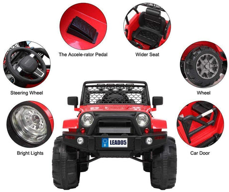 12V Electric Ride-On Truck for Kids with Remote Control