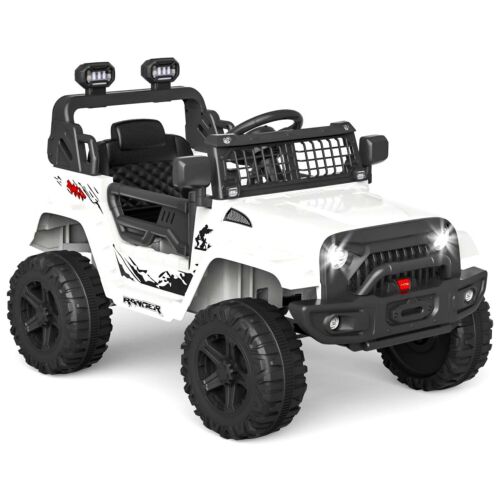 12V Electric Ride-On Truck for Kids with Remote Control and 2 Speed Options