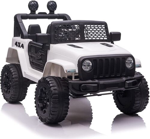 12V Electric Ride On Truck for Kids with Remote Control and LED Lights