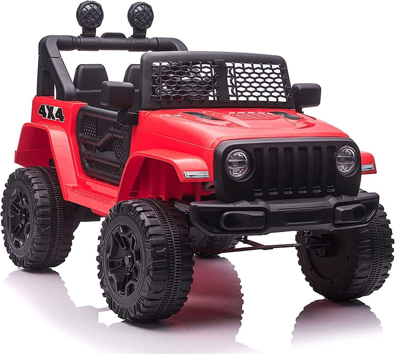 12V Electric Ride On Truck for Kids with Remote Control and LED Lights