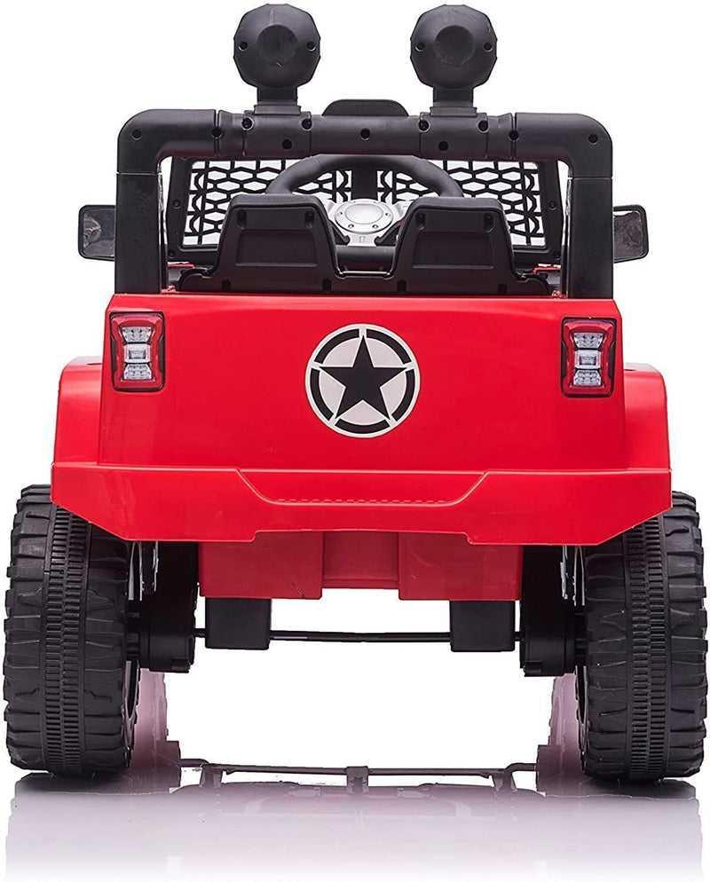 12V Electric Ride On Truck for Kids with Remote Control and LED Lights