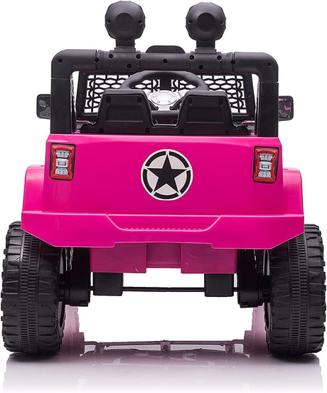 12V Electric Ride On Truck for Kids with Remote Control and LED Lights