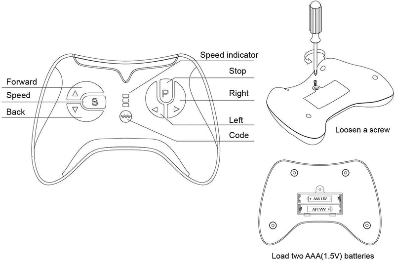 12V Electric Ride On Truck for Kids with Remote Control and LED Lights