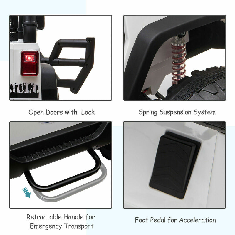 12V Electric Ride On Truck for Kids with Remote Control and Spacious Seat