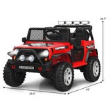 12V Electric Ride-On Truck for Kids with Remote Control - Battery Powered