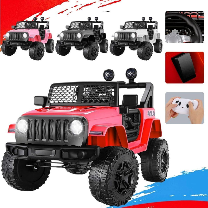 12V Electric Ride-On Truck/Toy Car with Remote Control - 2.4G for Kids