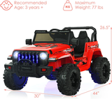 12V Electric Ride-On Truck with Remote Control for Kids